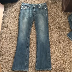 Miss Me boot cut jeans.